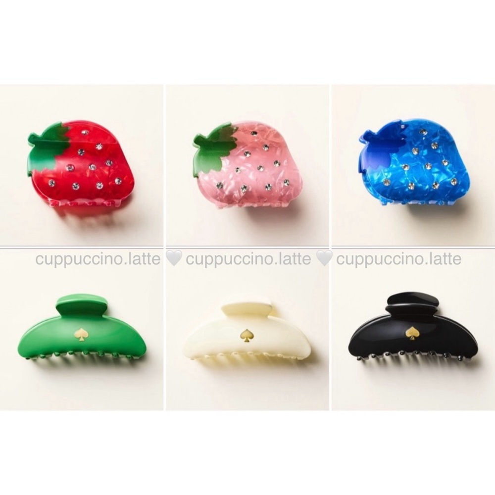 ✨6 NWT♠️Limited Edition Kate Spade x Target Limited Edition Claw Hair Clips